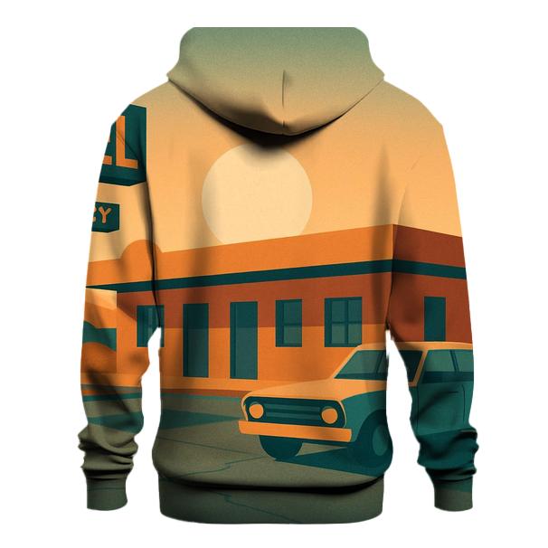 Sunwashed Desert Motel premium hoodies