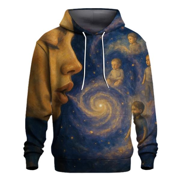 Galaxy Within Her Gentle Lullaby pullover hoodies