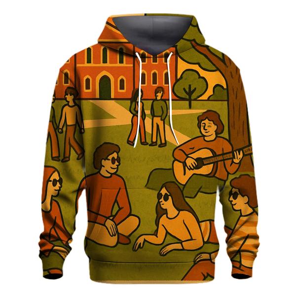 Groovy Campus Quad hoodie designs