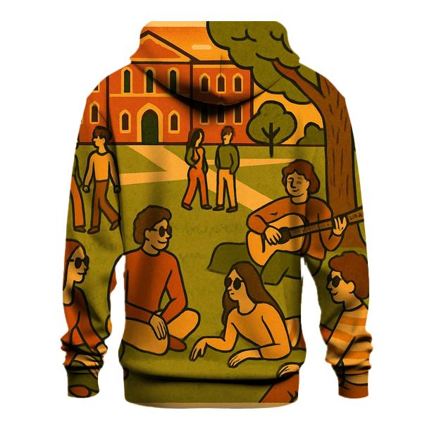 Groovy Campus Quad hoodie designs