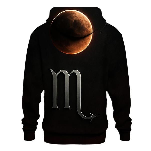 Scorpio Lunar Eclipse Emblem hoodies fashion