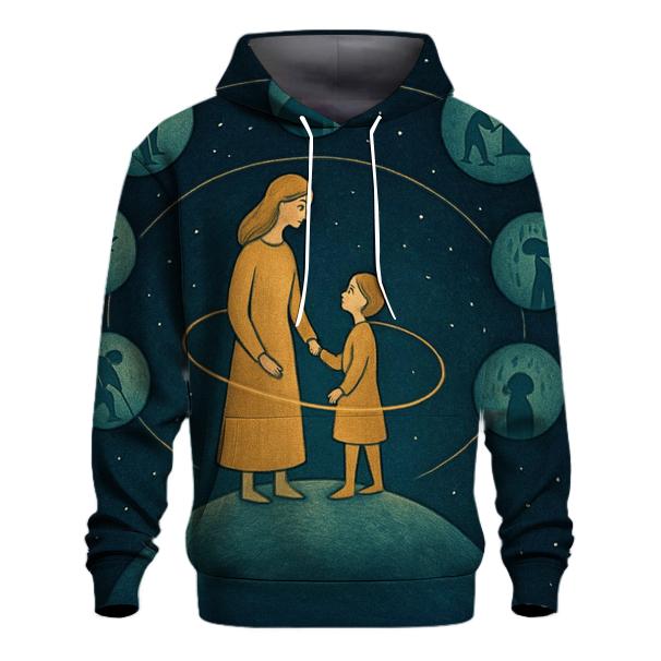 Orbit Of Her Endless Patience pullover hoodies