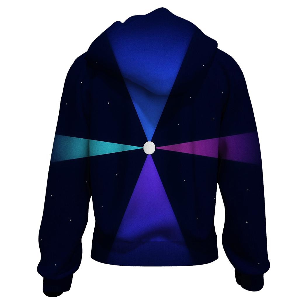 Pulsar Beam Fan zip-up hoodies
