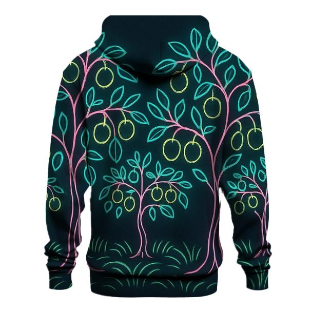 Neon Orchard Linescape premium hoodies