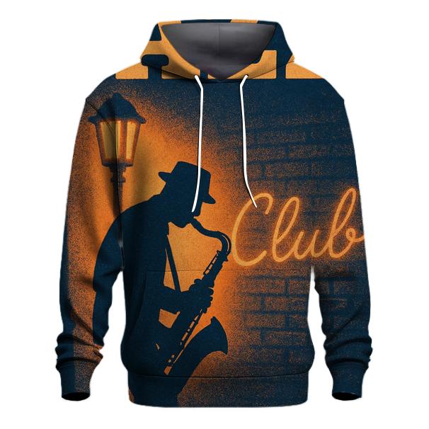 Vintage Jazz Club Night Flyer designer hoodies