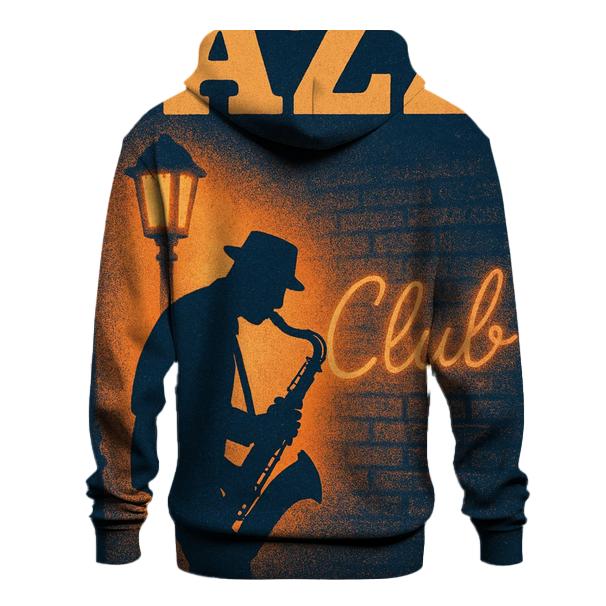 Vintage Jazz Club Night Flyer designer hoodies