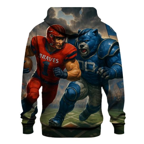 Gridiron Clash At Wrigley Meadows graphic hoodies