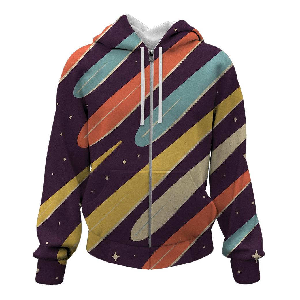 Comet Trail Stack custom hoodies