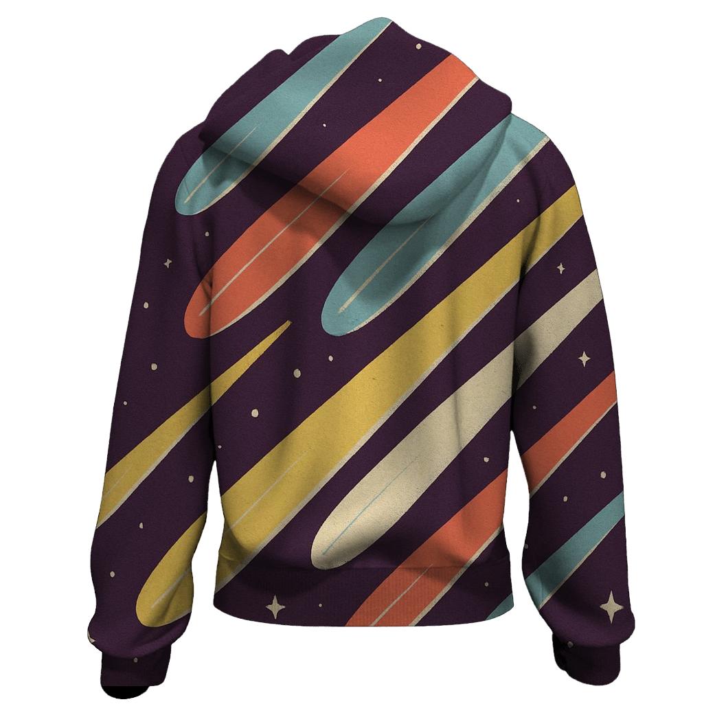 Comet Trail Stack custom hoodies