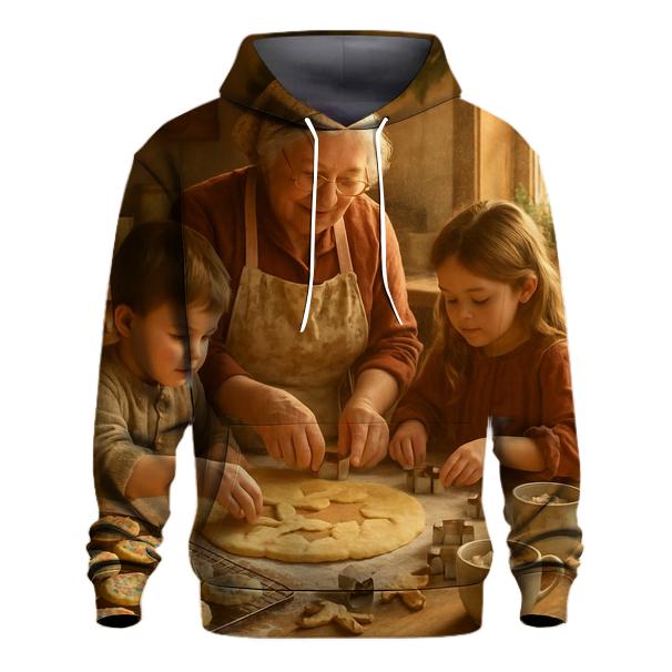 Grandmas Christmas Cookie Kitchen lightweight hoodies
