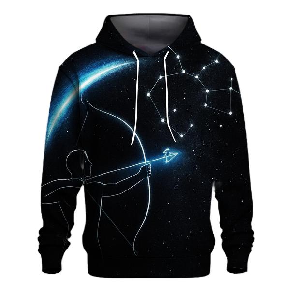 Sagittarius Cosmic Archer Trail hoodies fashion