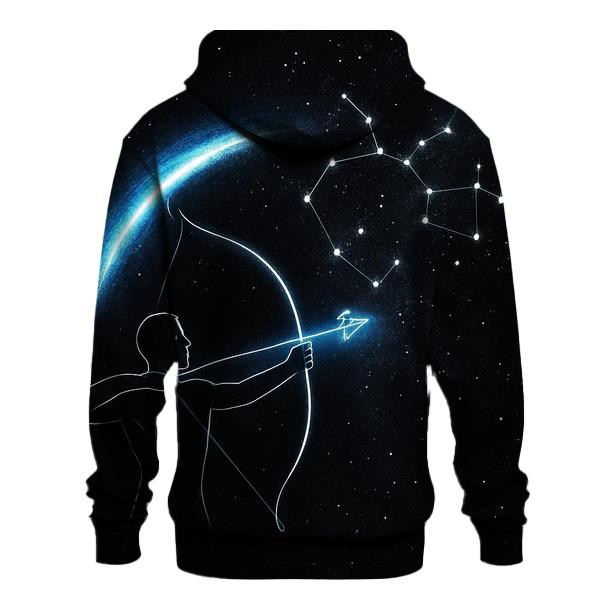 Sagittarius Cosmic Archer Trail hoodies fashion