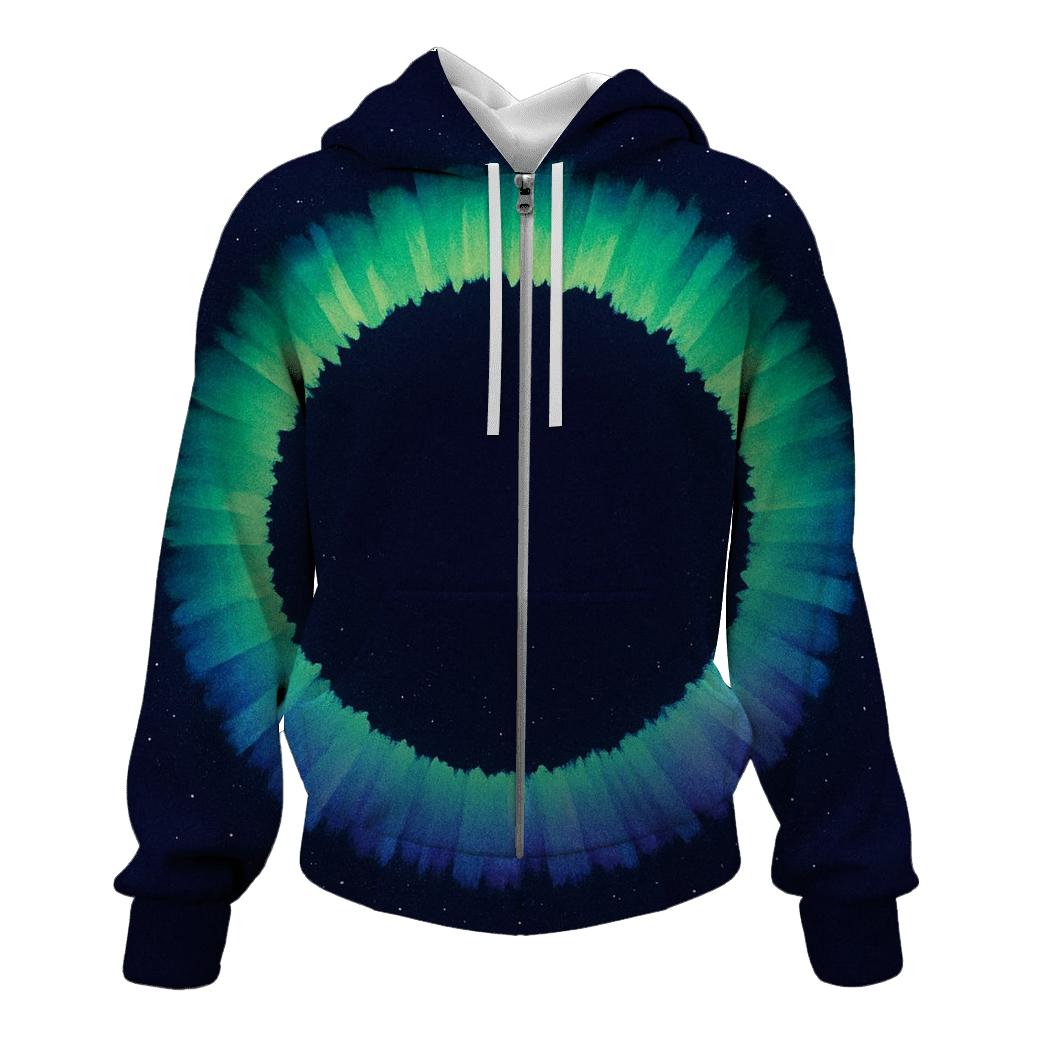 Aurora Oval Crown premium hoodies