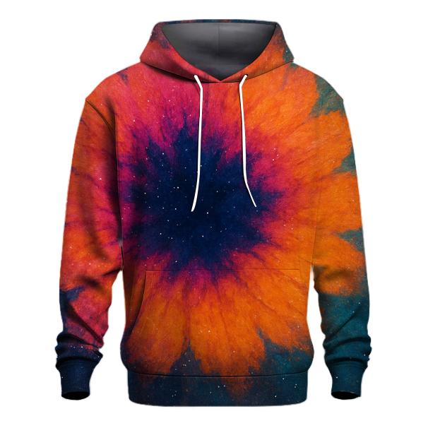 Cosmic Coral Bloom graphic hoodies