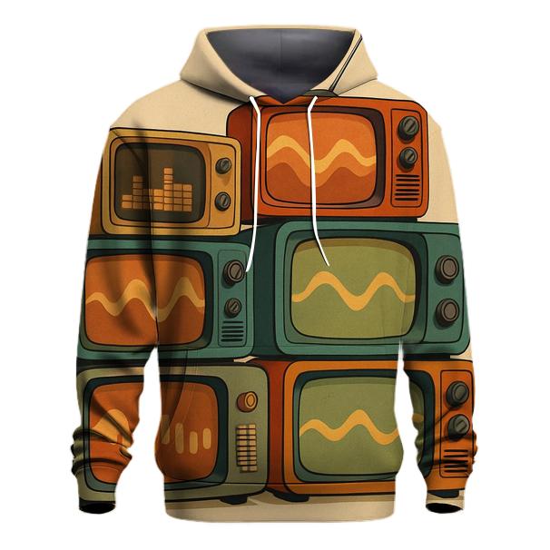 Retro TV Soundwave Lounge hoodie styles