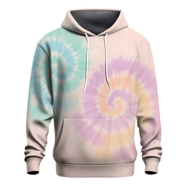 Candy Cloud Pastel Spiral Duo graphic hoodies