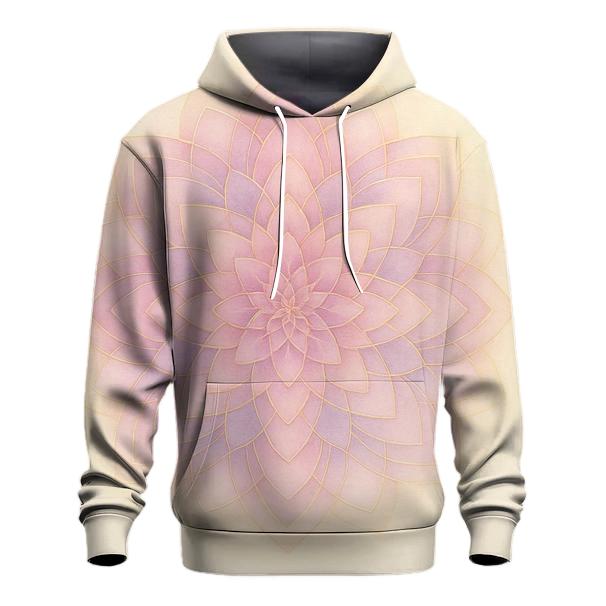 Radiant Petal Mandala designer hoodies