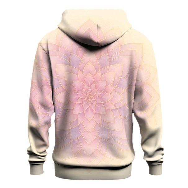 Radiant Petal Mandala designer hoodies