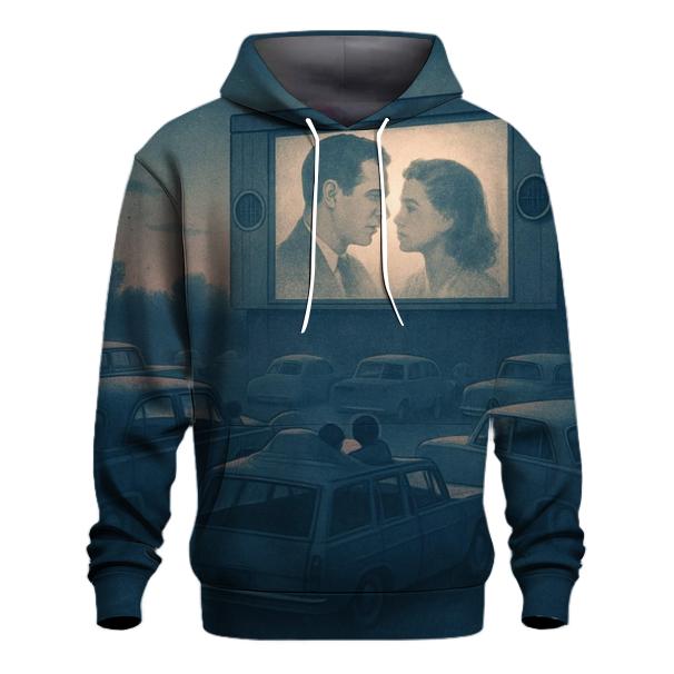 Classic Drive In Movie Night Scene hoodie trends