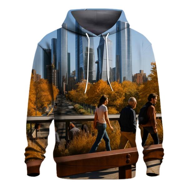 High Line Overlook Toward Hudson Yards hoodie designs