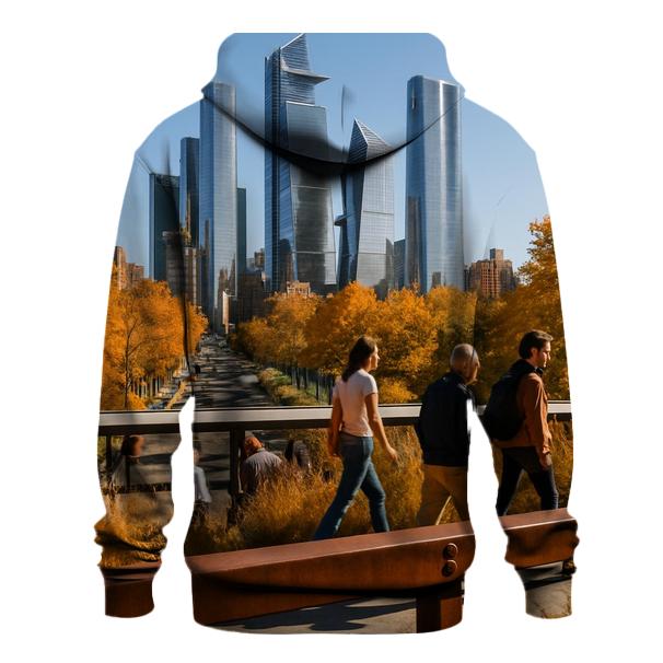 High Line Overlook Toward Hudson Yards hoodie designs