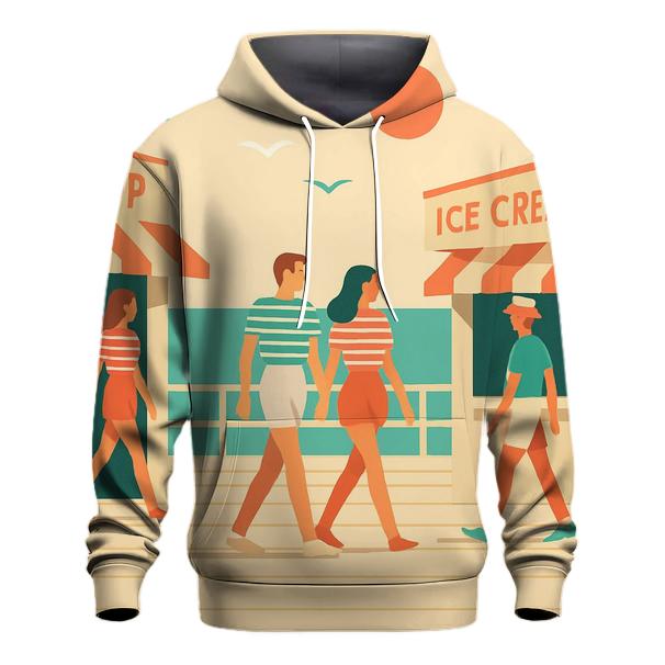 Seaside Boardwalk Stroll hoodie designs