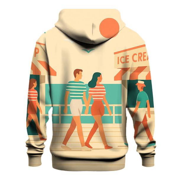 Seaside Boardwalk Stroll hoodie designs