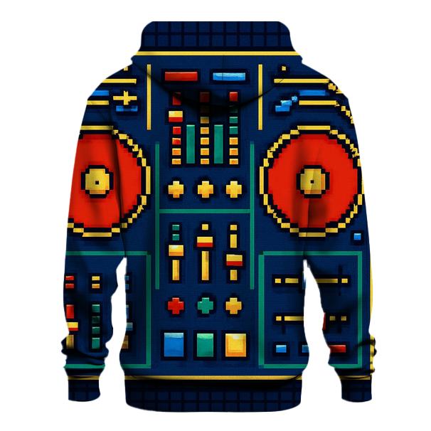 Pixel Arcade DJ Deck designer hoodies