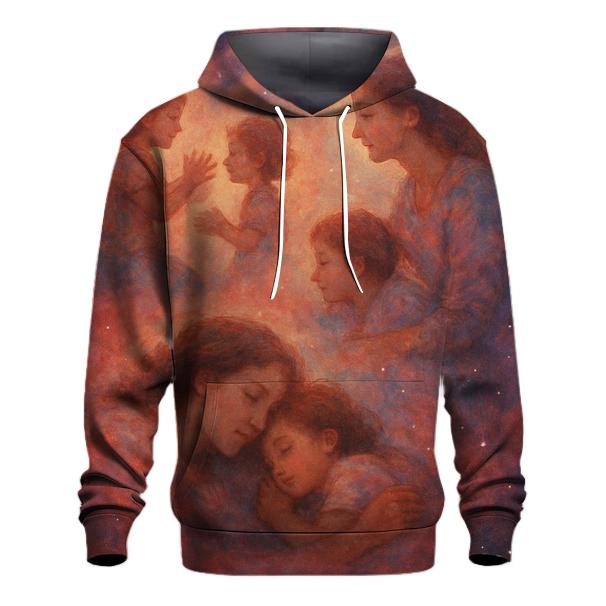 Nebula Of Shared Childhood Memories embroidered hoodies