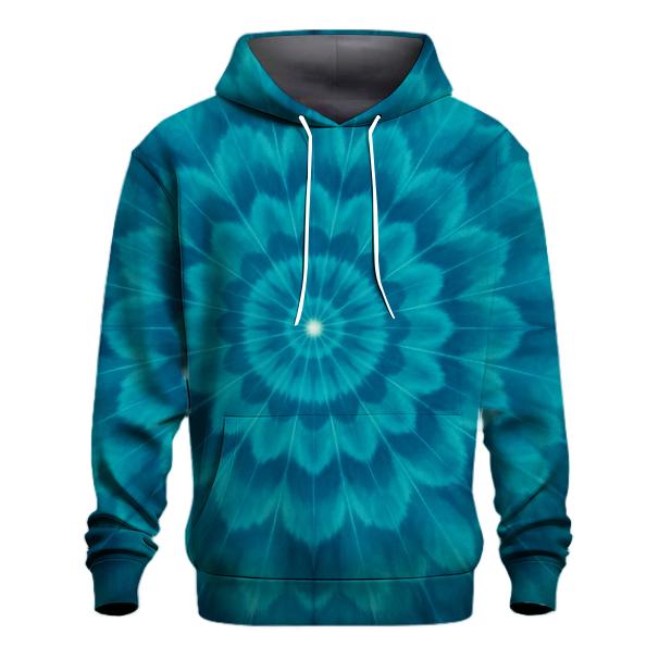 Ocean Ring Overdye Mandala embroidered hoodies