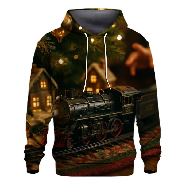 Toy Train Around The Christmas Tree custom hoodies