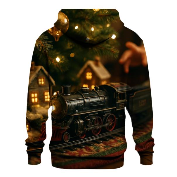 Toy Train Around The Christmas Tree custom hoodies