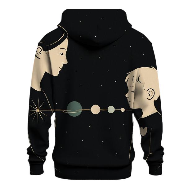 Celestial Thread Between Two Hearts custom hoodies