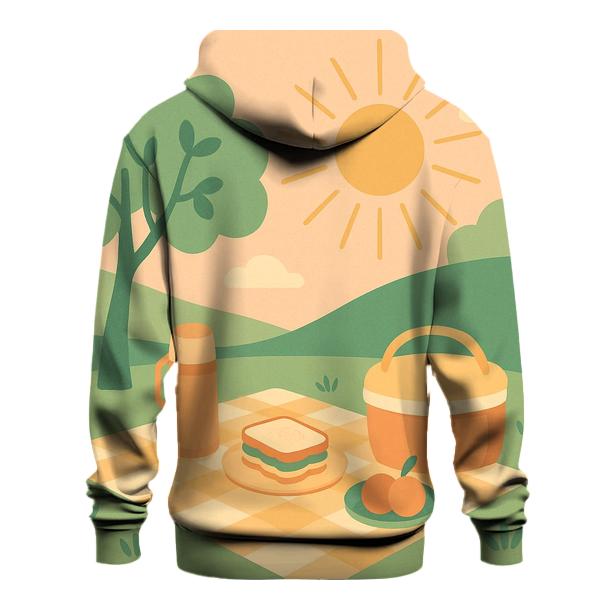 Vintage Picnic Meadow custom hoodies