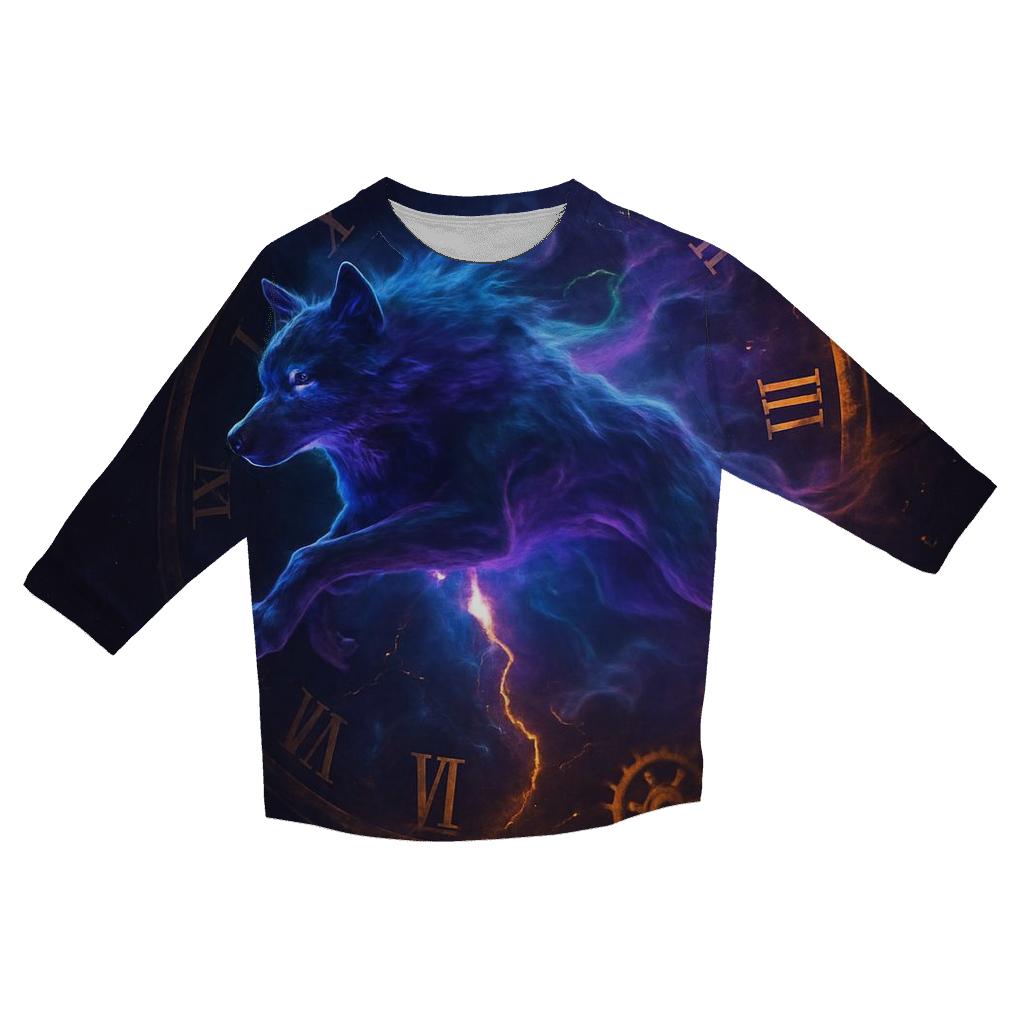 Time Rift Phantom Wolf custom 3/4 sleeve shirts