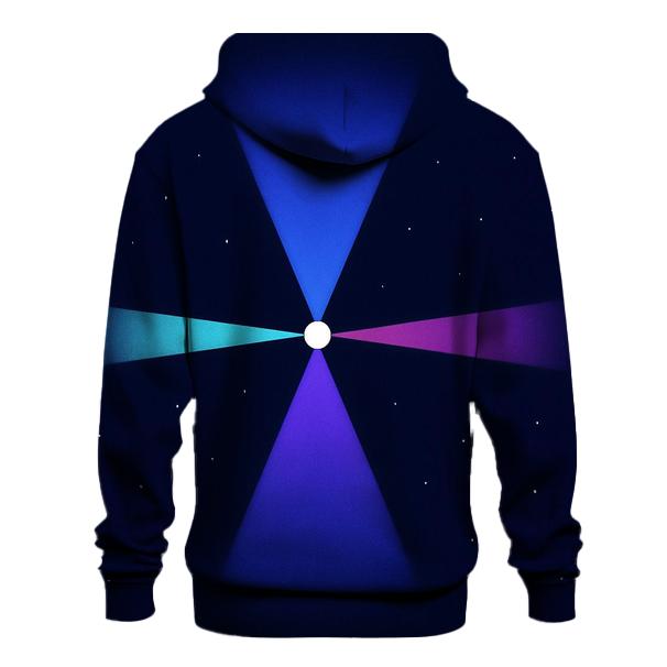 Pulsar Beam Fan printed hoodies