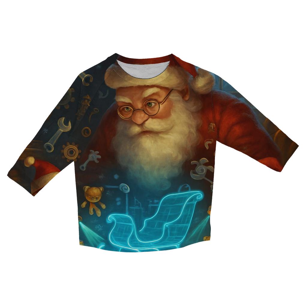 Workshop Tech Santa Blueprint designer 3/4 sleeve blouses