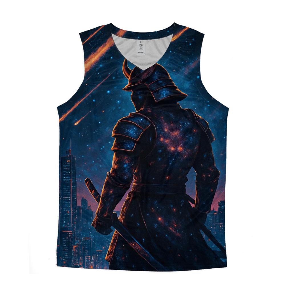 Meteoric Samurai Skyline personalized athletic tanks