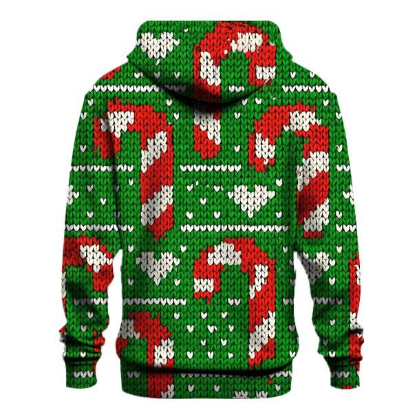 Candy Cane Pixel Parade Design hoodie styles
