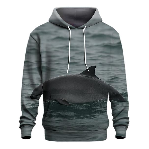 Harbor Porpoise In Steel Gray Swell custom hoodies