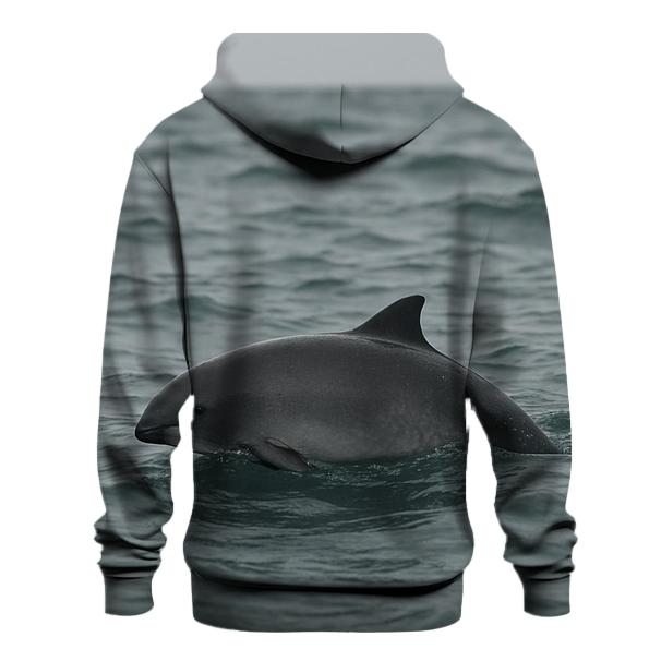 Harbor Porpoise In Steel Gray Swell custom hoodies