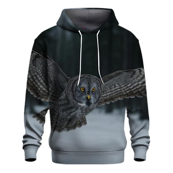 Great Gray Owl Silent Glide hoodie styles
