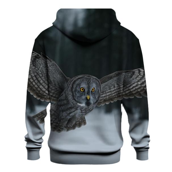 Great Gray Owl Silent Glide hoodie styles