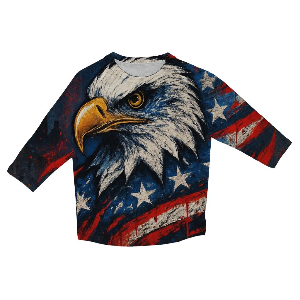 Urban Eagle Ember Stripes cotton quarter sleeve shirts