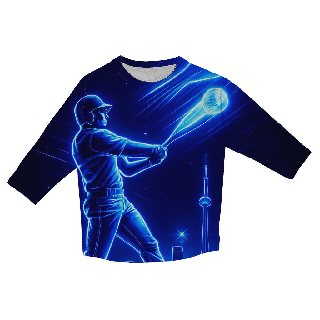 Skyline Home Run Reverie Blue Jays Edition cotton quarter sleeve shirts