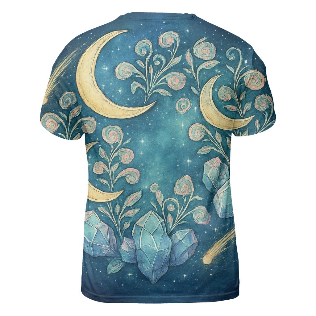 Quantum Garden Of Moons creative print fashion shirts