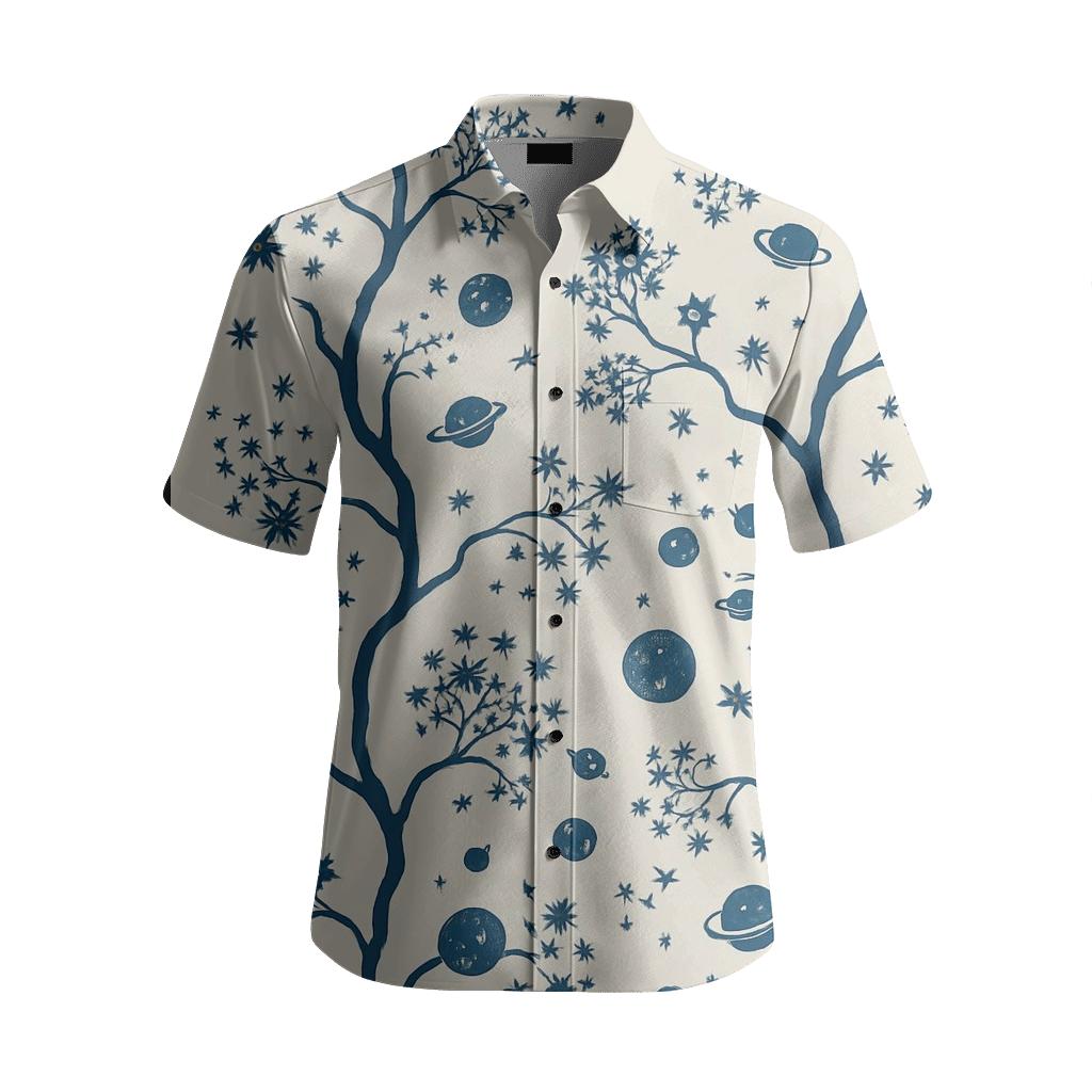 Stellar Chinoiserie Sky Garden premium embroidered apparel