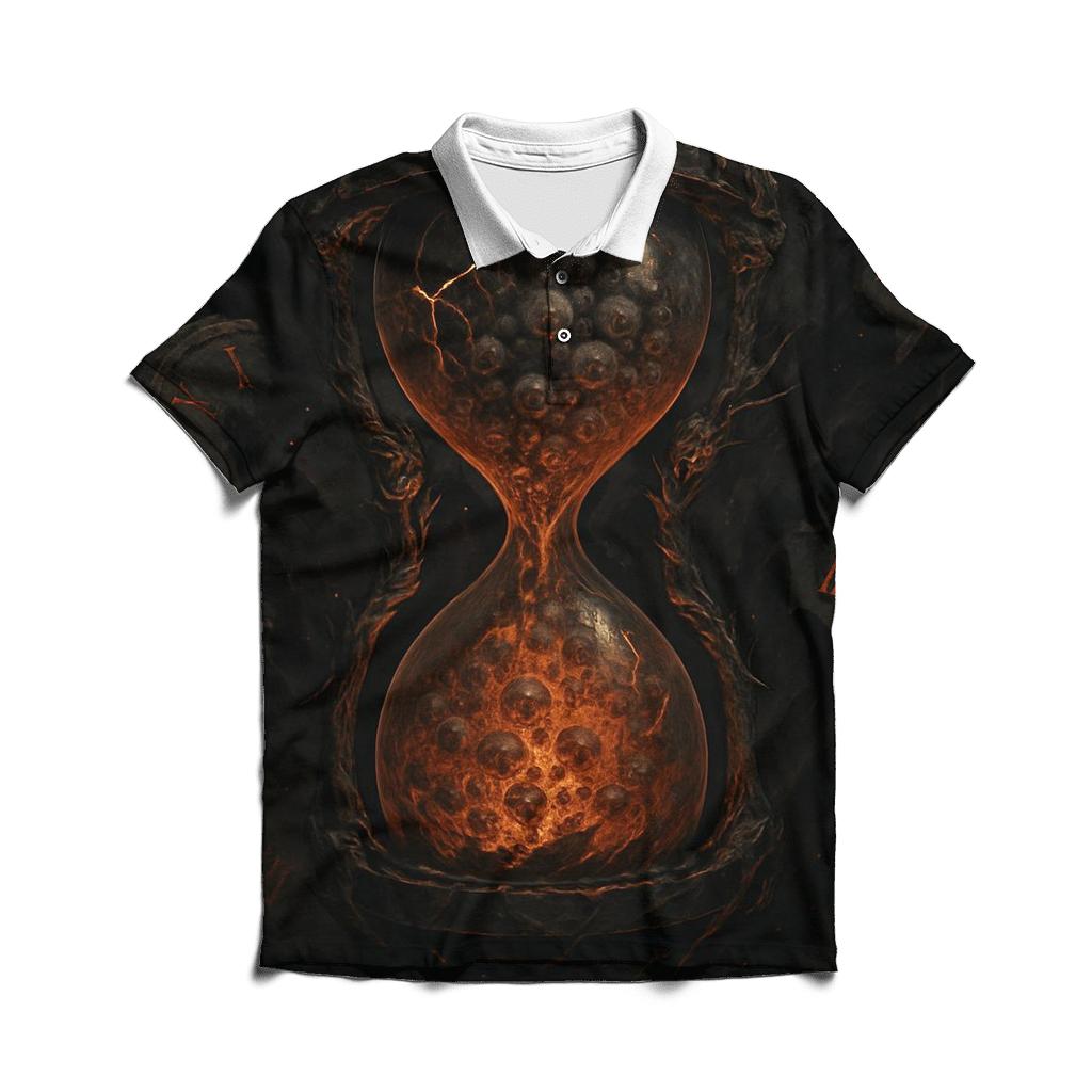 InfernalHourglassOfAsh casual sports polo shirts