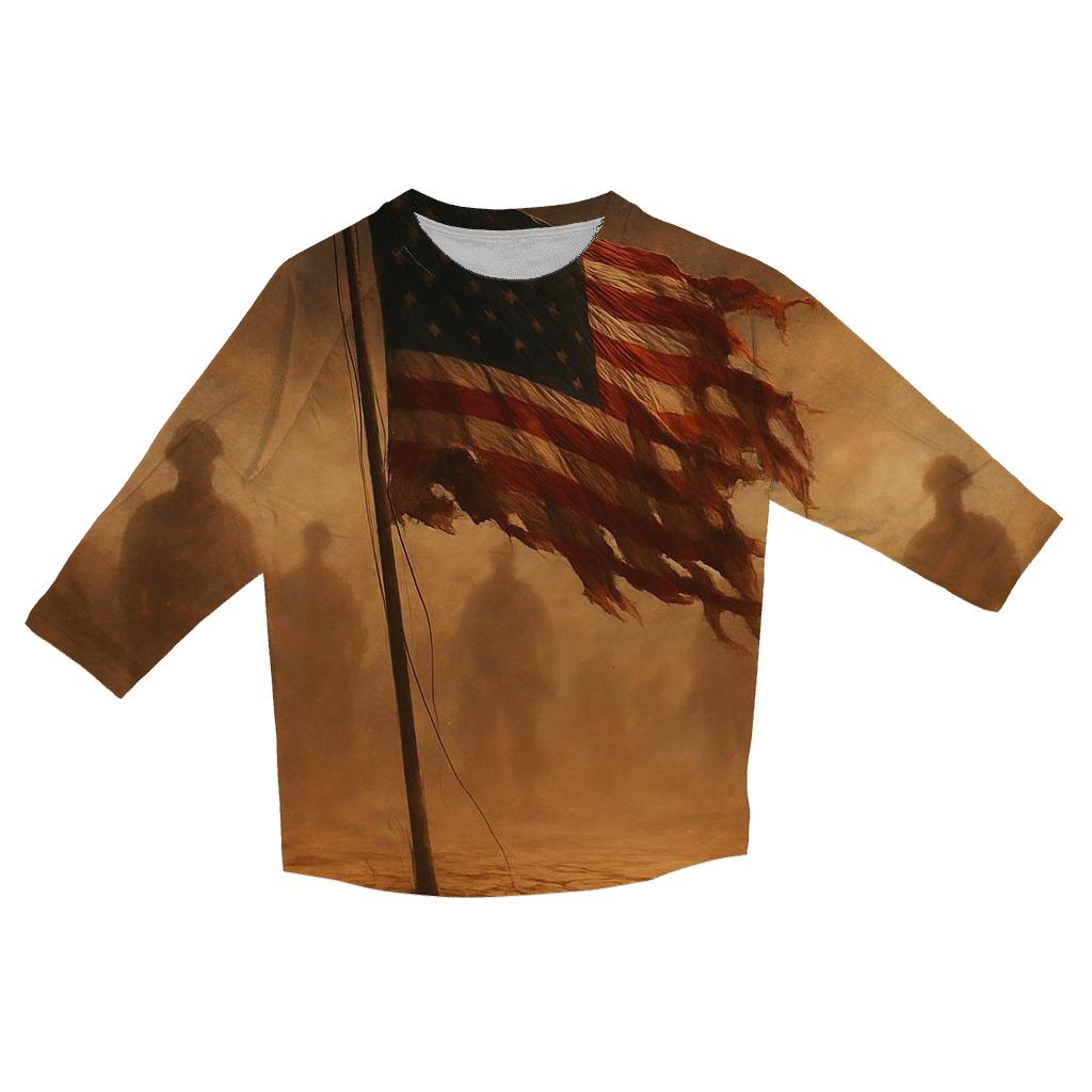 Echoes Of Valor Desert Standard trendy 3/4 sleeve tops