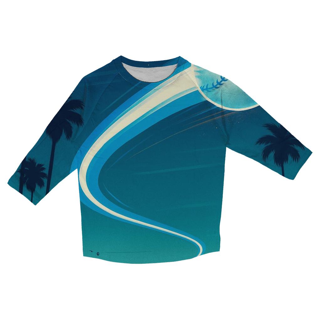 Palm Line Drive Horizon fashion 3/4 sleeve shirts